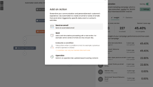 Create Triggers and Actions - Email Marketing Automation